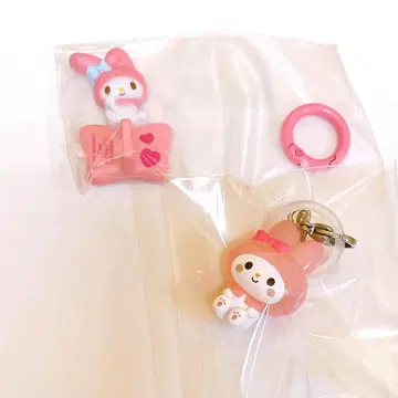 산리오 캐릭터즈 키링 행거 메지루시 액세서리 마이멜로디