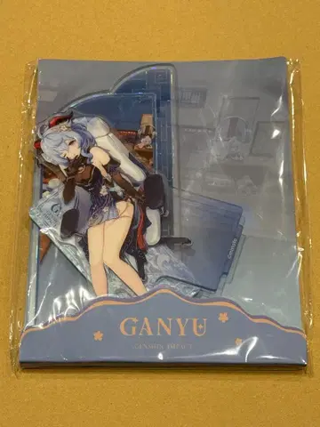 [한국 한정판] 원신 감우 GANYU 대형 아크릴 스탠드 테마 PC방 시리즈