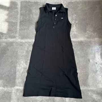 LACOSTE 블랙 폴로 원피스