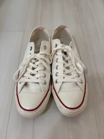 컨버스 올스타 로우컷 화이트 24.0cm 여성용