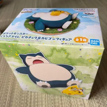 [ 에코 메루카리 편만 ] 포켓몬 편안한 타임 피카츄 & 카비곤 피규어
