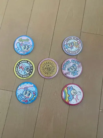 ANGEL BLUE 캔뱃지 7개 세트