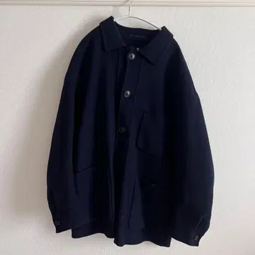 [레어] UNIQLO 울 블렌드 오버사이즈 셔츠 자켓 M +j