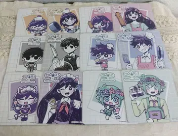 OMORI 카페 코스터 컴플리트 세트
