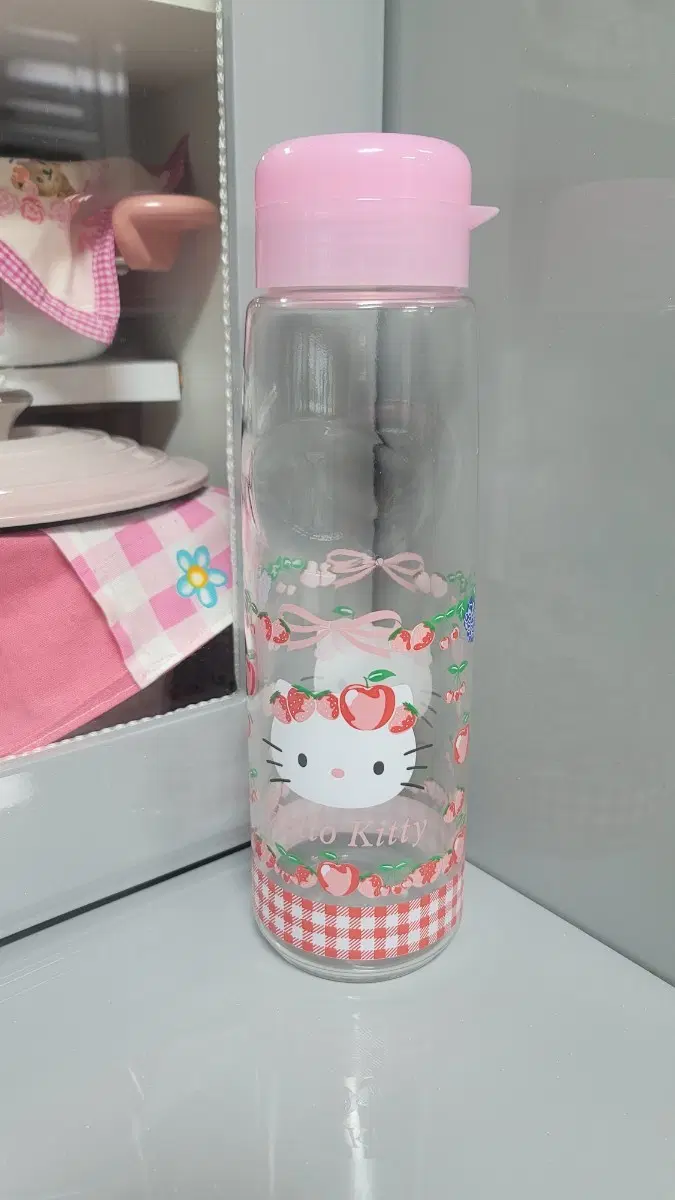 고전 과일키티 유리물병