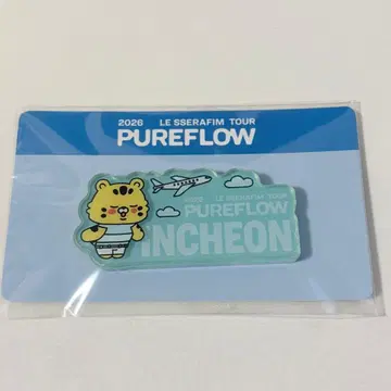 LE SSERAFIM PUREFLOW 인천 회장 한정판 마그넷 채원
