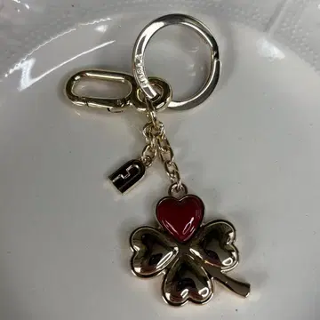 예쁜 FURLA 훌라 네잎 클로버 키링, 백참
