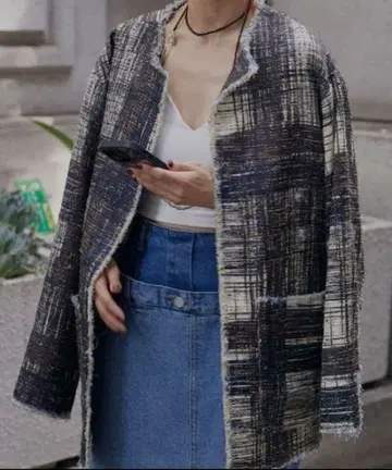 Ameri LADY LIKE PRINT TWEEDS JACKET