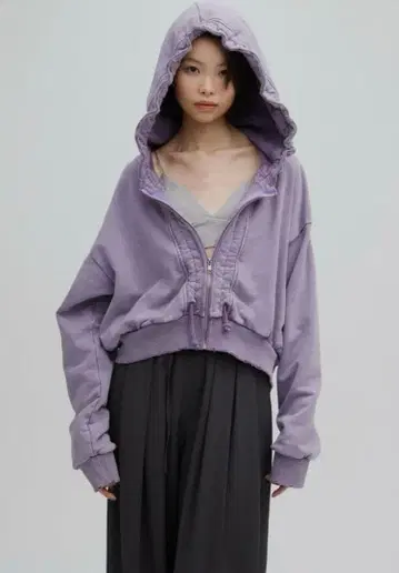 새상품 택 포함 Ameri OYSTER SILHOUETTE HOODIE
