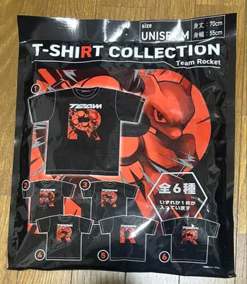 포켓몬 로켓단 T-SHIRT COLLECTION UNISEX M