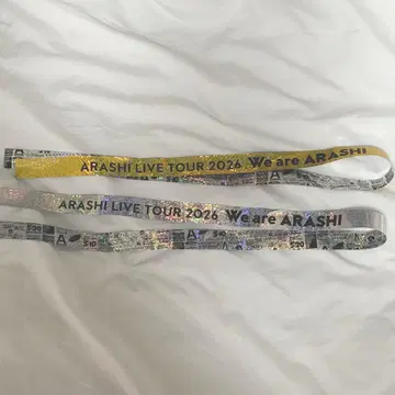 ARASHI 은색 테이프 풀 2개