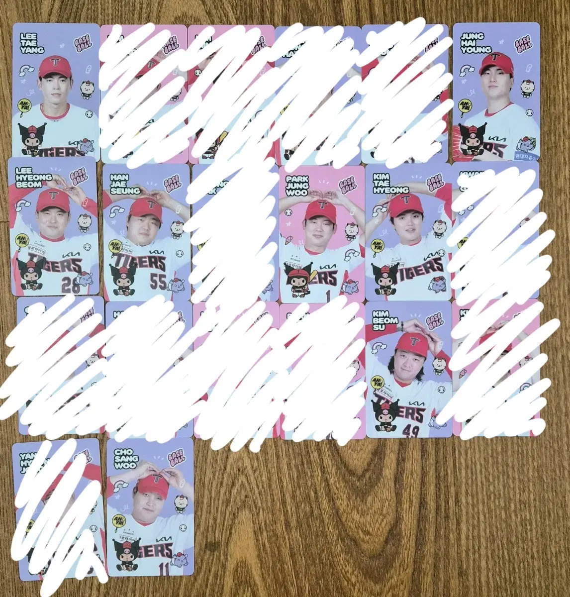기아 타이거즈 쿠로미 포카 포토카드