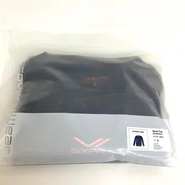C533-21 SIXPAD 회복 의류 수면 탑 L 네이비