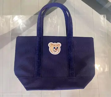 러브러리 바이 페이러 올드 테디 와펜 토트백 ( L ) 네이비