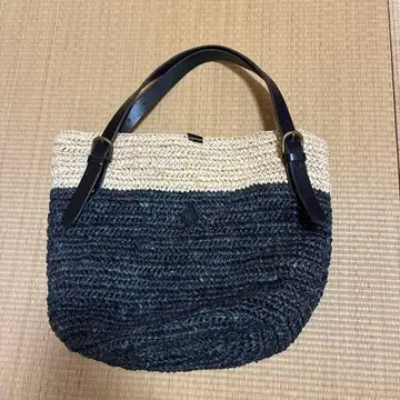 클레도란 바이컬러 바스켓백