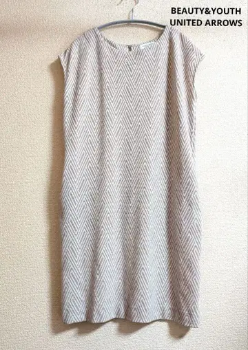 BEAUTY&YOUTH UNITED ARROWS 기하학 패턴 원피스