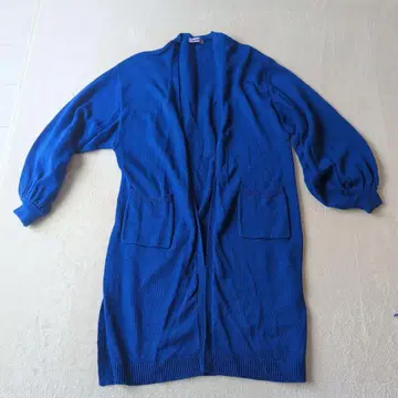 PUNYUS 롱 가디건 블루 사이즈 1(M~L)