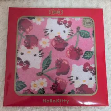 미사용 새상품 FEILER Hello Kitty 타월 손수건 체리