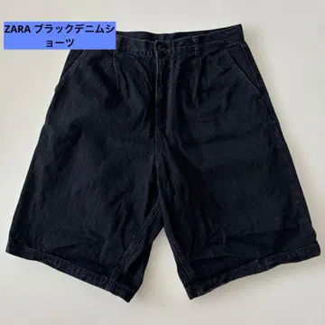 ZARA 데님 숏팬츠 블랙 남성용 XL