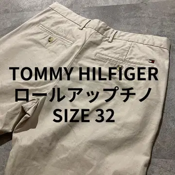 [ Tommy Hilfiger ] 타미힐피거 롤업 치노 팬츠 32