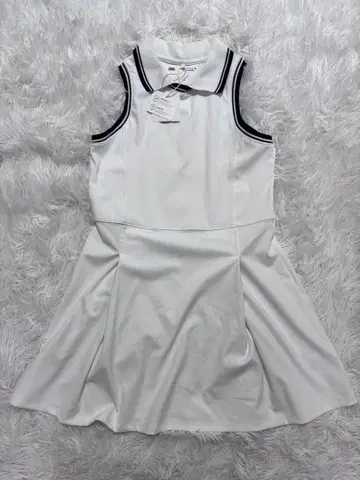 [ 새상품 ] ZARA 슬리브리스 폴로 원피스 156cm