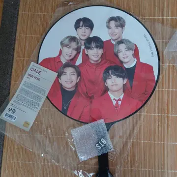 BTS 공식 부채 3점 플러스 클리어 파일 2점 세트