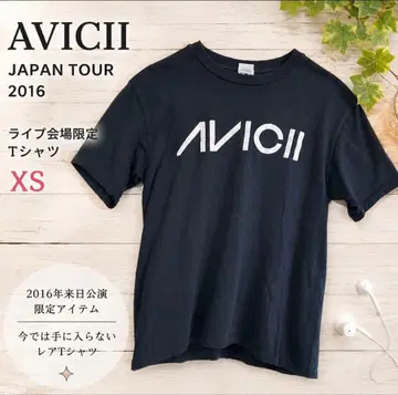 AVICII JAPAN TOUR 2016 티셔츠 XS 치바 QVC