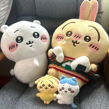 치이카와 봉제 인형 4개 세트