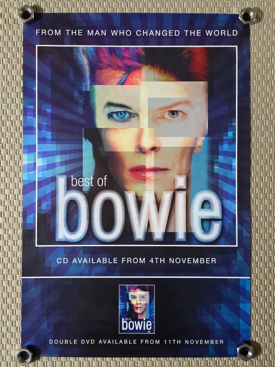 포스터 David Bowie 데이빗 보위2002  Best Of David Bowie PROMO포스터