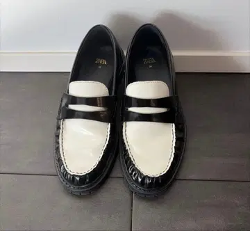ZARA 바이컬러 로퍼 36