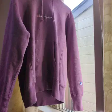 Champion REVERSE WEAVE 후드티 퍼플 L