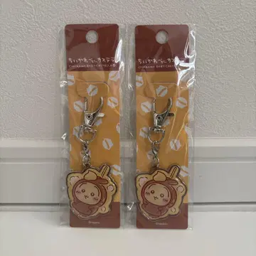 치이카와 (먼작귀) 카스테라 오타루 메탈 참 키링 토끼 2개