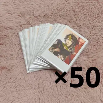 [니지산지] 이나미 라이 2주년 화이트 프레임 폴라로이드풍 카드 50장 세트