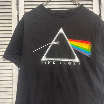 PINK FLOYD 프린트 티셔츠 블랙 M