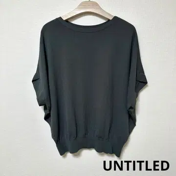 새상품급 UNTITLED 언타이틀 상의 돌먼 니트 풀오버