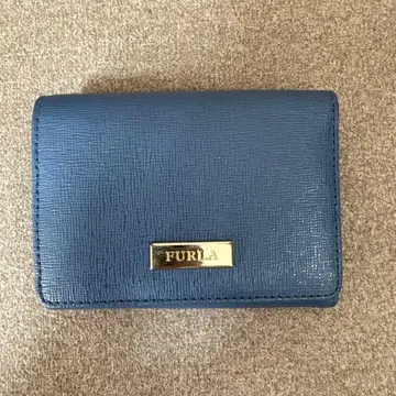 [새상품급] FURLA 훌라 미니 지갑 블루