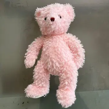 핑크 곰 봉제 인형