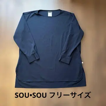 sousou 튜닉 다크 네이비 프리 사이즈