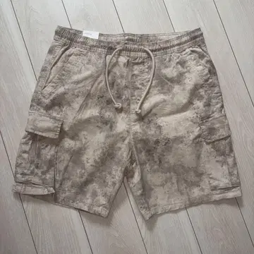 ZARA 카고 숏팬츠 베이지 XL