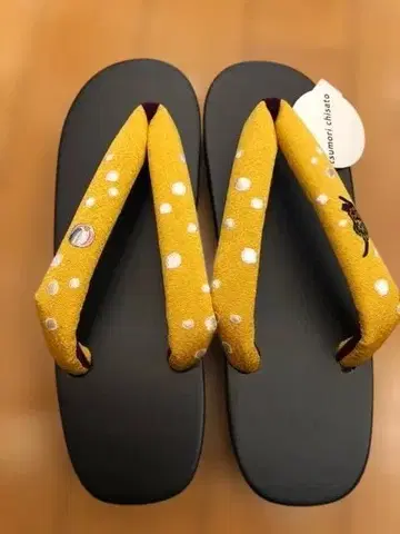 tsumori chisato 조리 고양이 패턴 옐로우 컬러