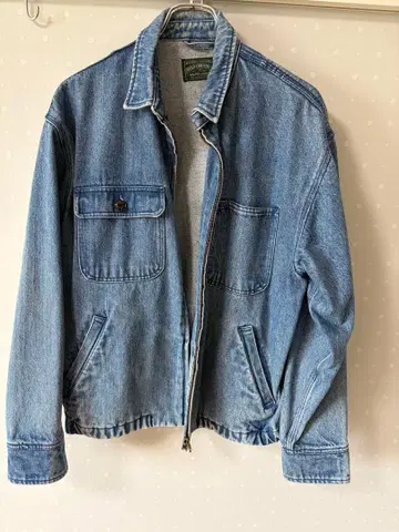 90's POLO COUNTRY 턱끈 풀 집업 데님 자켓