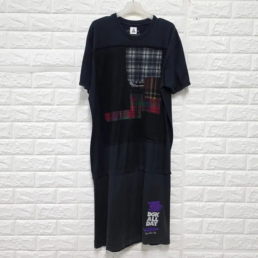 Free 유미아리아 DGK 리메이크 도킹 타탄체크 원피스 E276