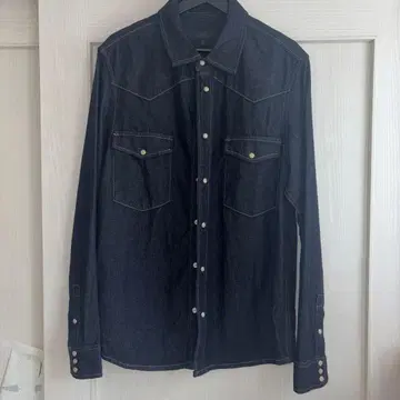 ZARA 데님 셔츠 인디고 M