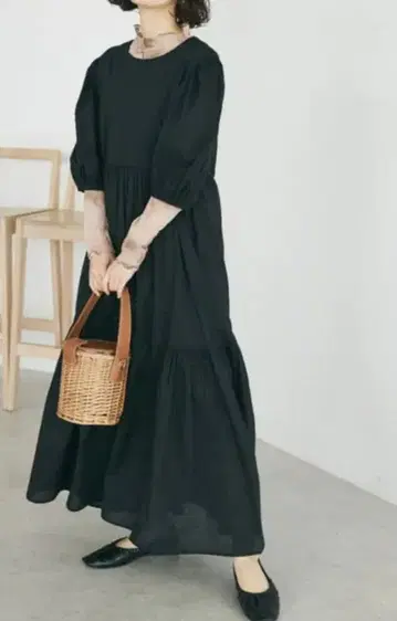CRAFT STANDARD BOUTIQUE 새상품 인도 면 원피스 F