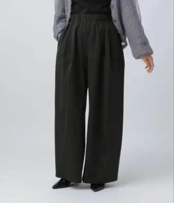 [새상품] LEPSIM 렙심 이지 코쿤 와이드 팬츠 블랙 TALL
