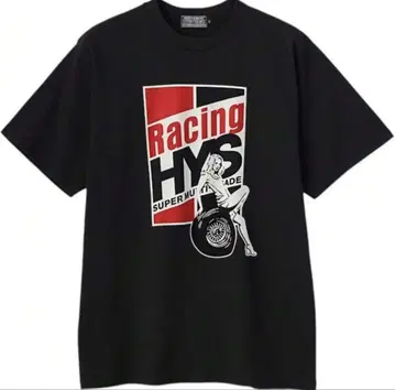 Racing HYS 티셔츠 블랙