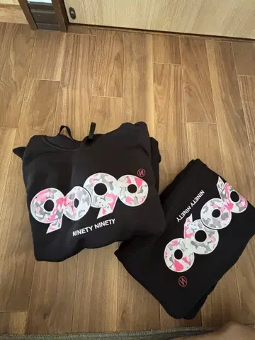 NINETY NINETY 셋업 블랙