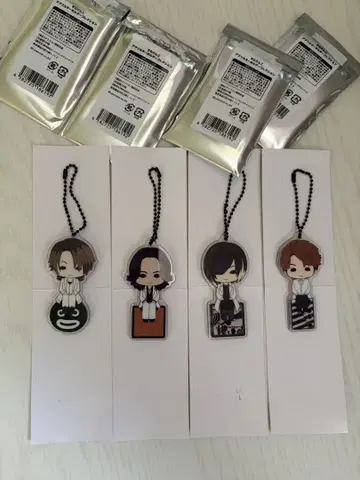 GLAY 스와린코 아크릴 키링 4종 컴플리트