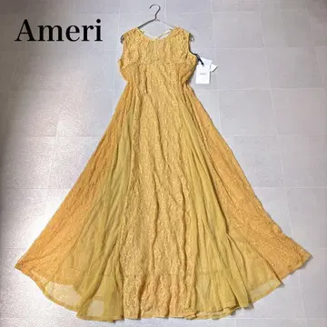 택 포함 새상품 아메리 MEDI SWITCH LACE SOFT DRESS S