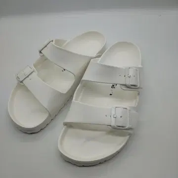 새상품급 BIRKENSTOCK 빌켄 애리조나 EVA 샌들 화이트 28